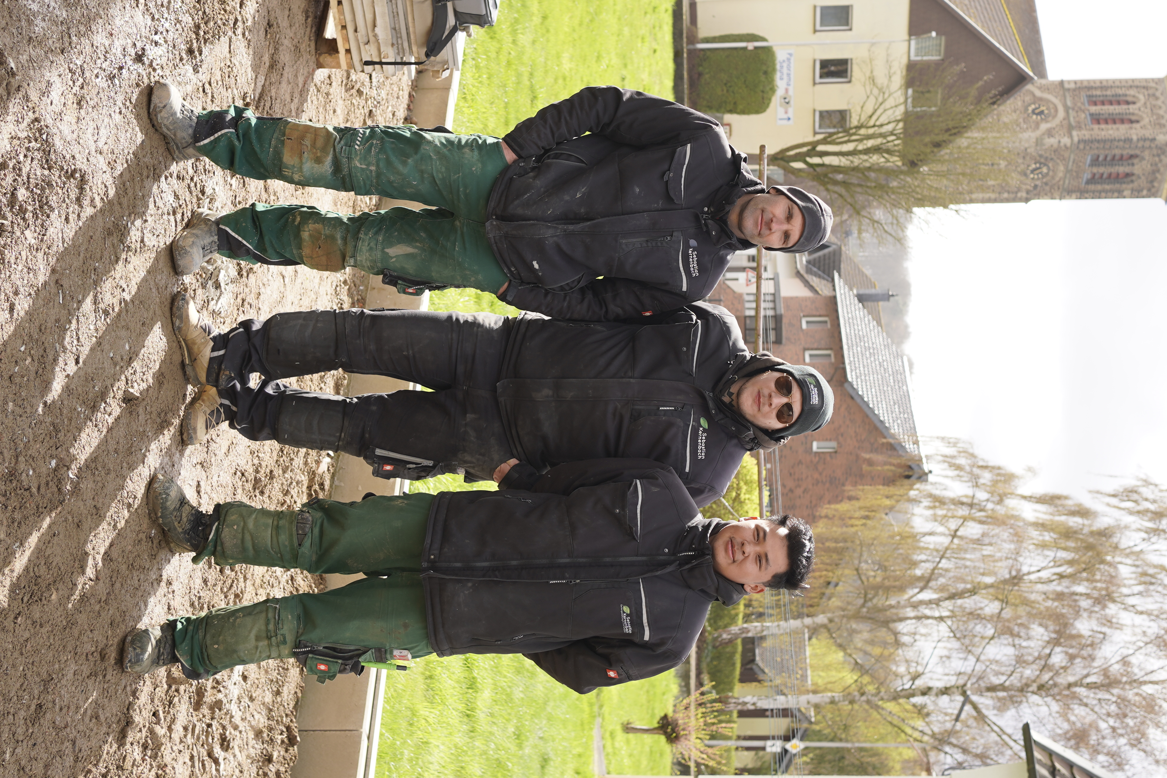 Kernenbach Gartengestaltung bei der Arbeit
